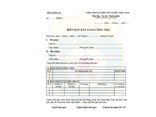 Sổ bàn giao ca trực bảo vệ: Hướng dẫn chi tiết và mẫu chuẩn nhất-1