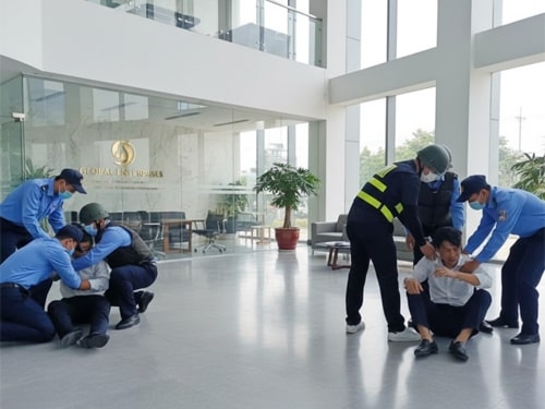 Quy trình xử lý xung đột tại mục tiêu bảo vệ