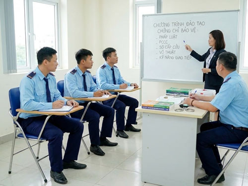 Chương trình đào tạo chứng chỉ nghiệp vụ bảo vệ gồm những gì? - 6
