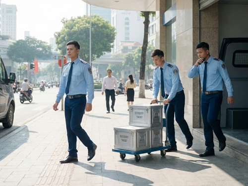 Nhiệm vụ của nhân viên bảo vệ áp tải tiền hàng hóa - 4