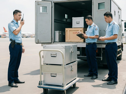 Nhiệm vụ của nhân viên bảo vệ áp tải tiền hàng hóa