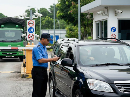 Quy trình kiểm soát các loại phương tiện ra vào khi làm bảo vệ - 1