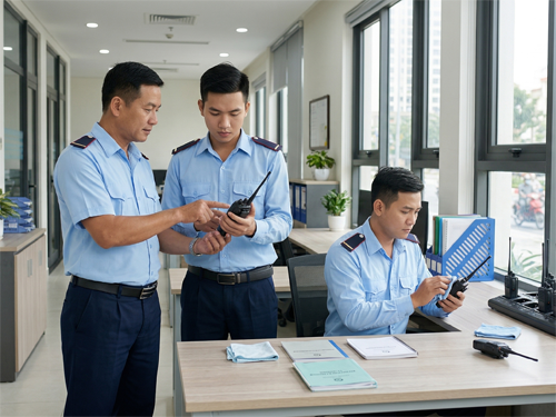 Hướng dẫn gọi, nghe và bảo quản bộ đàm dành cho nhân viên bảo vệ - 3