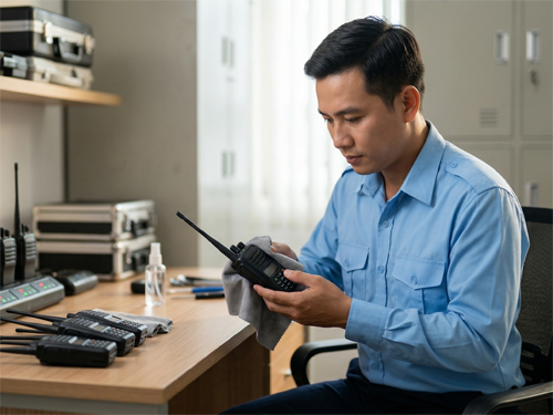 Hướng dẫn gọi, nghe và bảo quản bộ đàm dành cho nhân viên bảo vệ - 6