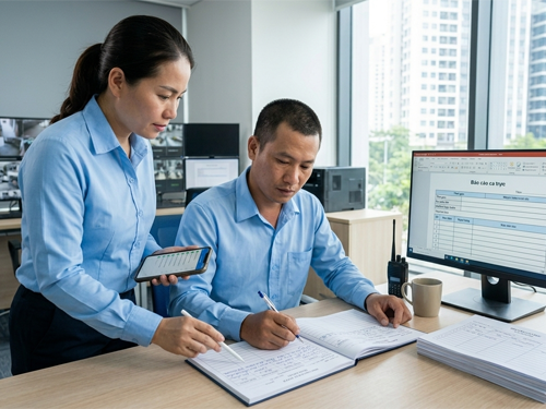 Nhân viên bảo vệ tạo báo cáo ca trực như thế nào để hiệu quả và rõ ràng?