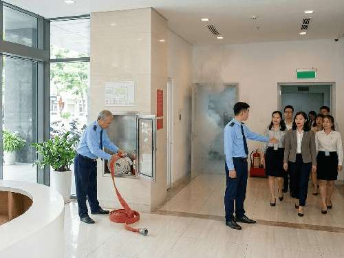 Ứng phó khi xảy ra hỏa hoạn tại khu bảo vệ - 2