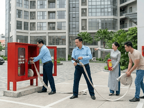 Ứng phó khi xảy ra hỏa hoạn tại khu bảo vệ - 3