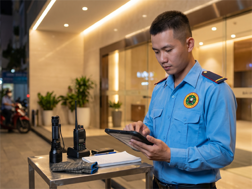 Nhân viên bảo vệ ca đêm cần được trang bị những gì? - 2