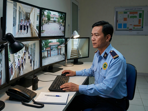 Các vấn đề an ninh trường học nhân viên bảo vệ cần chú ý khi làm nhiệm vụ - 1