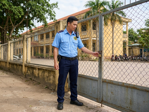 Các vấn đề an ninh trường học nhân viên bảo vệ cần chú ý khi làm nhiệm vụ - 2