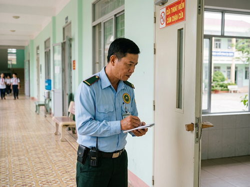 Các vấn đề an ninh trường học nhân viên bảo vệ cần chú ý khi làm nhiệm vụ - 7