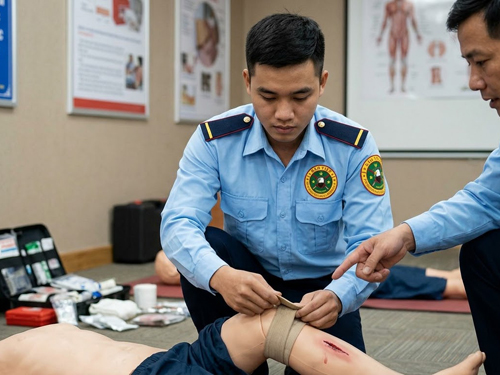 Đào tạo kỹ năng sơ cứu thương cho nhân viên bảo vệ - 2