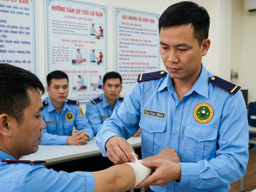 Đào tạo kỹ năng sơ cứu thương cho nhân viên bảo vệ - 3