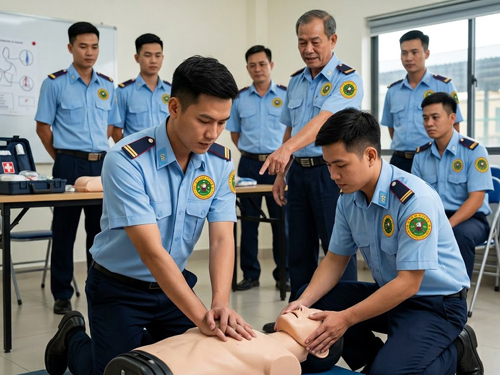 Đào tạo kỹ năng sơ cứu thương cho nhân viên bảo vệ - 6