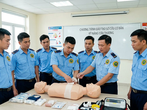 Đào tạo kỹ năng sơ cứu thương cho nhân viên bảo vệ - 7