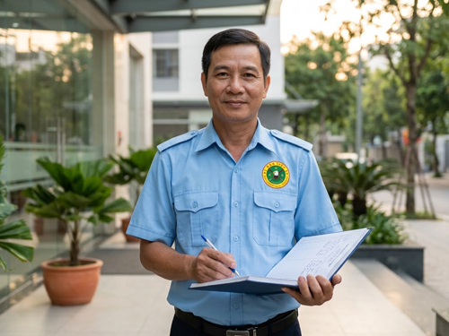 Phẩm chất người làm việc bảo vệ tận tâm luôn có