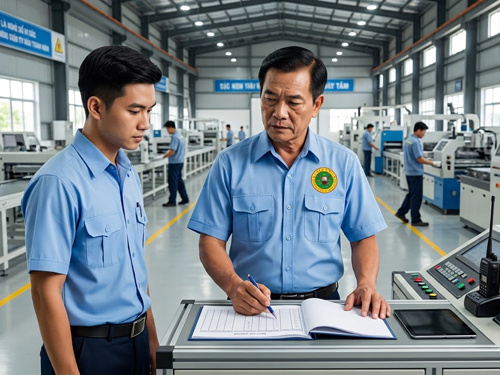 Vai trò của chỉ huy và quản lý đội bảo vệ nhà máy là gì?