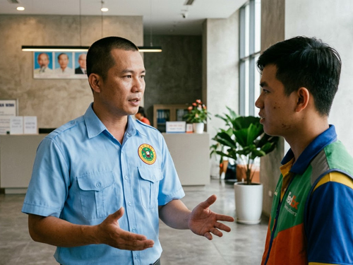 Xử lý tình huống xô xát khi làm bảo vệ chuẩn - 5