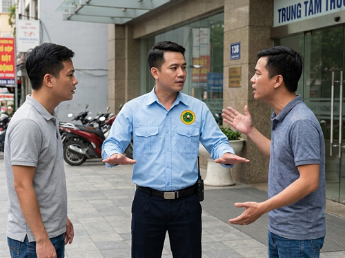 Xử lý tình huống xô xát khi làm bảo vệ chuẩn
